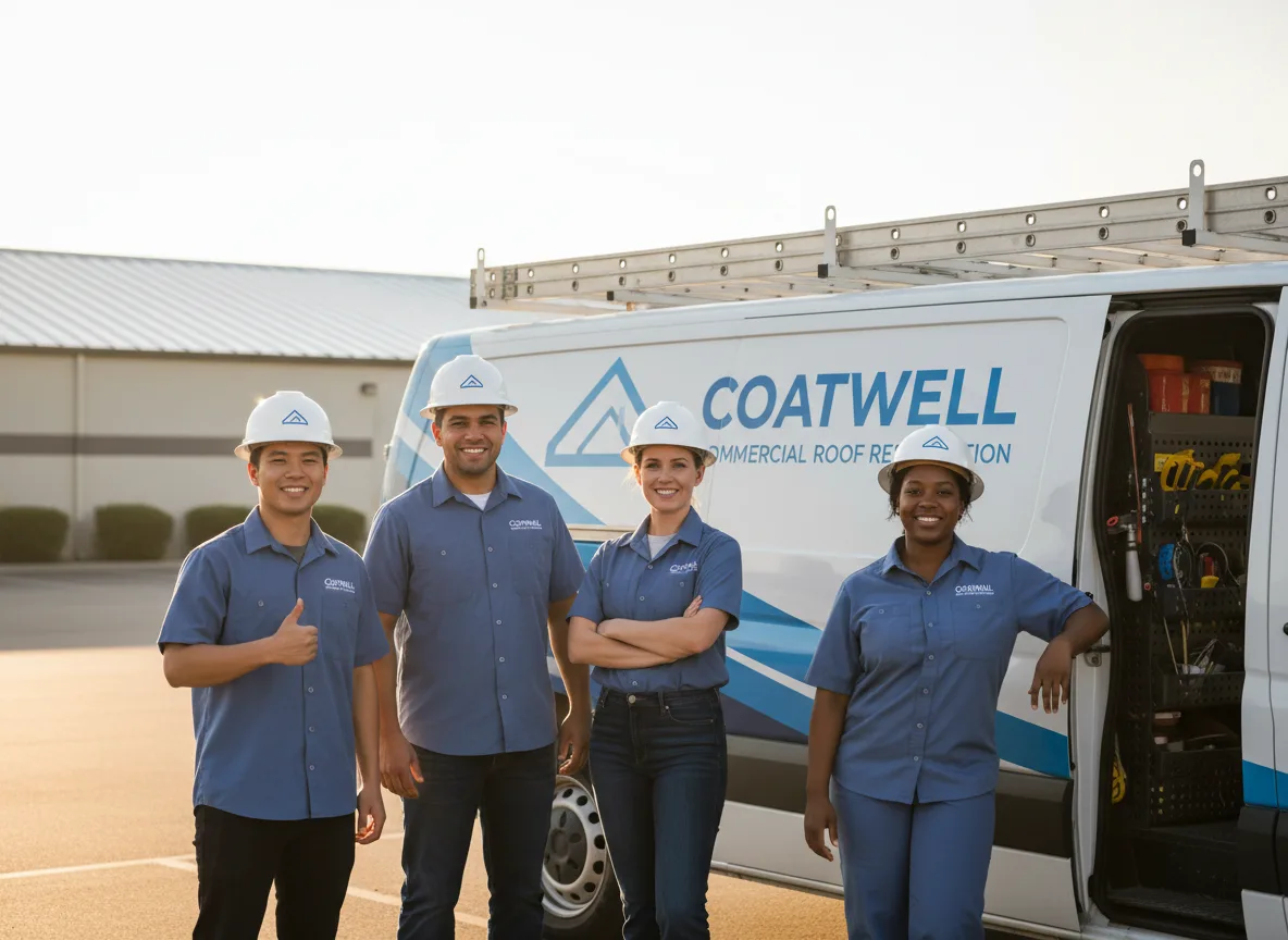 Commercial roof coating company in Sharon, WI